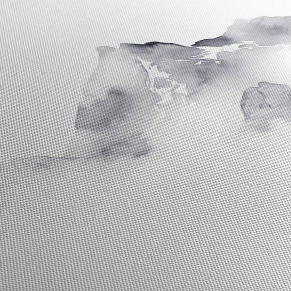 Obraz - Atramentová maľba hôr (120x50 cm)