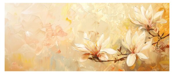 Obraz - Kvety (120x50 cm)