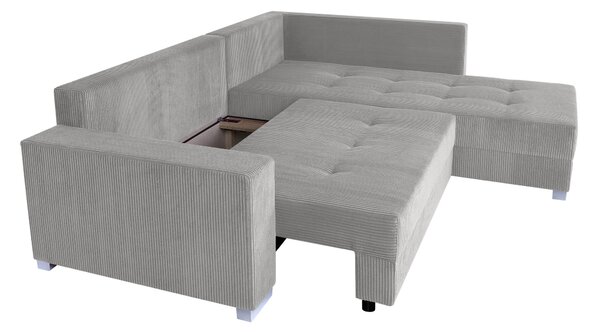 ROHOVÁ SEDAČKA, textil, kompozitné drevo, taupe P & B - Sedačky, Online Only