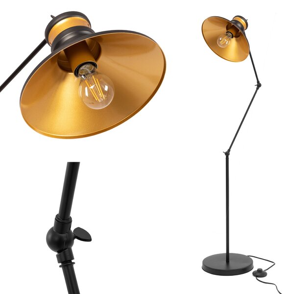 TooLight Stojacia lampa Asti čierna