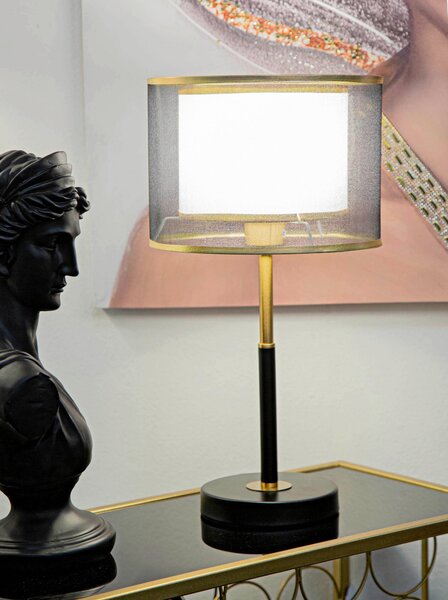 STOLNÁ LAMPA, 25/48/25 cm - Online Only bytové doplnky, Online Only