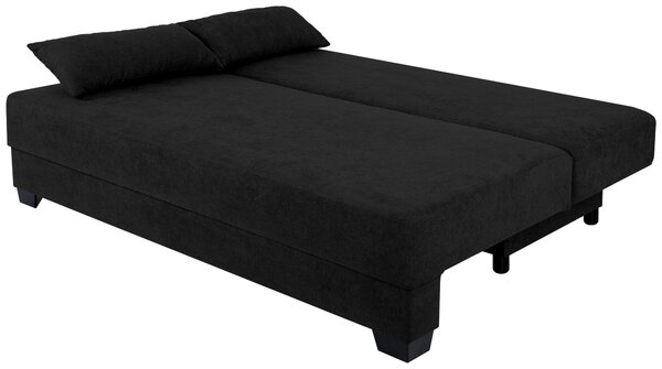 ROZKLADACIA POHOVKA, textil, kompozitné drevo, čierna P & B - Sedačky, Online Only