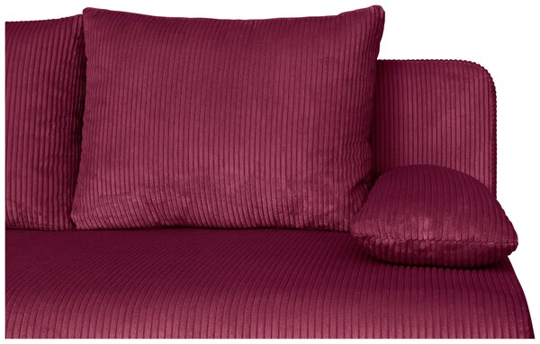 ROZKLADACIA POHOVKA, textil, kompozitné drevo, červená P & B - Sedačky, Online Only