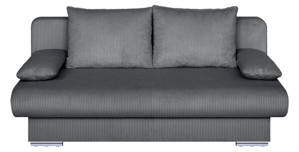 ROZKLADACIA POHOVKA, textil, kompozitné drevo, tmavosivá P & B - Sedačky, Online Only