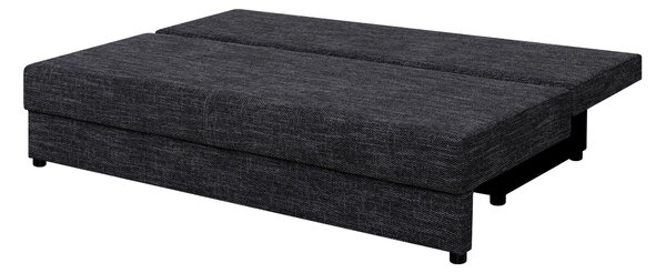 ROZKLADACIA POHOVKA, textil, kompozitné drevo, čierna P & B - Sedačky, Online Only