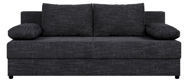 ROZKLADACIA POHOVKA, textil, kompozitné drevo, čierna P & B - Sedačky, Online Only