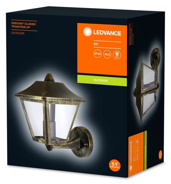 Ledvance - Vonkajšie nástenné svietidlo ENDURA 1xE27/60W/230V IP44