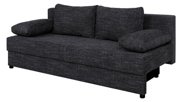 ROZKLADACIA POHOVKA, textil, kompozitné drevo, čierna P & B - Sedačky, Online Only