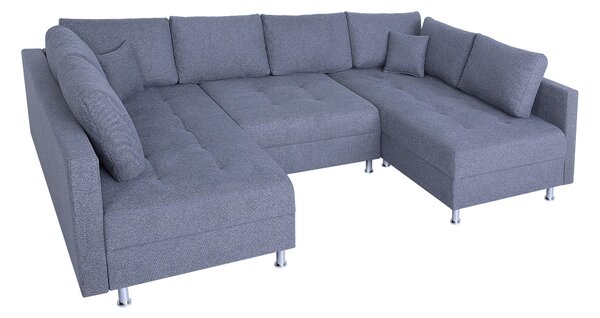 SEDACIA SÚPRAVA, textil, sivá P & B - Sedačky, Online Only