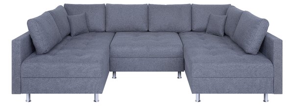 SEDACIA SÚPRAVA, textil, sivá P & B - Sedačky, Online Only
