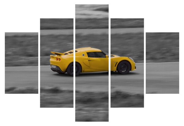 Obraz - Rýchle auto (150x105 cm)