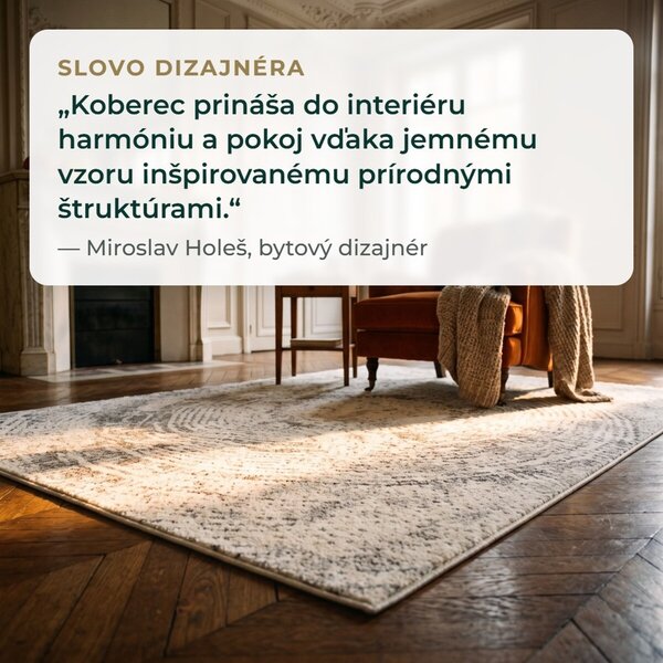 Angel Carpet, Kusový koberec Aurora 55 Grey, 60x110, šedá, kancelária