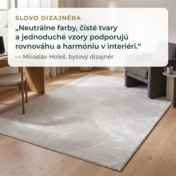 Angel Carpet, Kusový koberec Zafiro 25 Grey, 60x110, šedá, kancelária