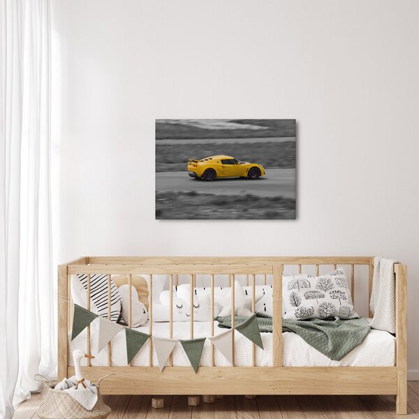 Obraz - Rýchle auto (70x50 cm)