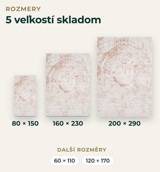Angel Carpet, Kusový koberec Aurora 55 Gold, 60x110, žltá, kancelária
