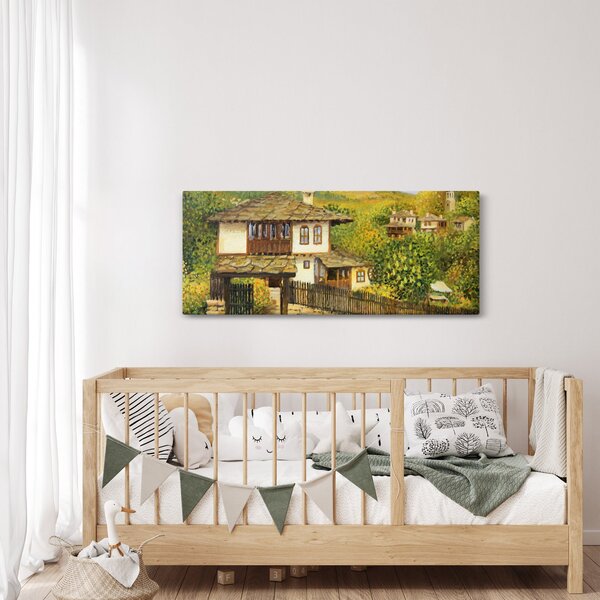 Obraz - Chalúpky v lete (120x50 cm)