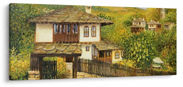 Obraz - Chalúpky v lete (120x50 cm)