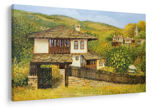 Obraz - Chalúpky v lete (90x60 cm)
