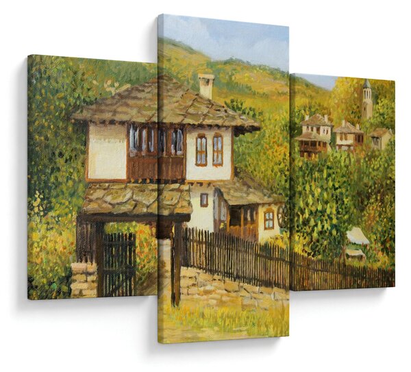 Obraz - Chalúpky v lete (90x60 cm)