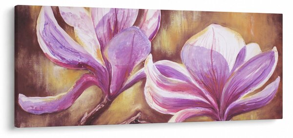 Obraz - Kvety magnólie (120x50 cm)