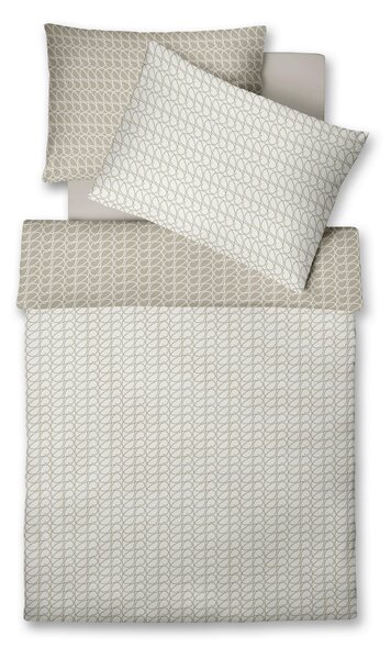 POSTEĽNÁ BIELIZEŇ, damask, krémová, béžová, 140/200 cm Fleuresse - Obliečky & plachty