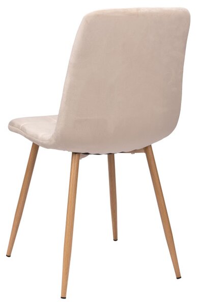 Jedálenská stolička MONTANA VELVET béžová