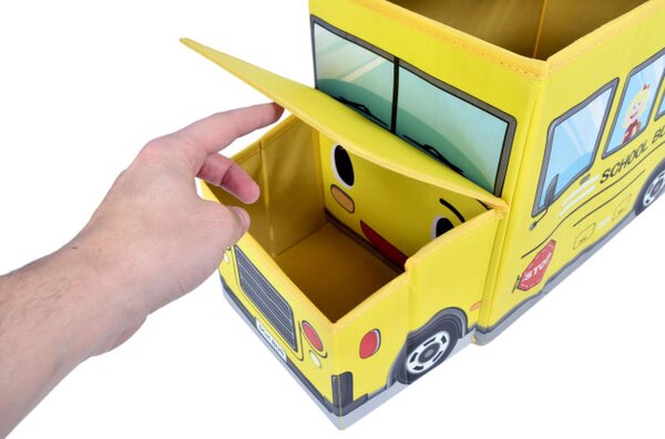 Taburetka v tvare autobusu žltá