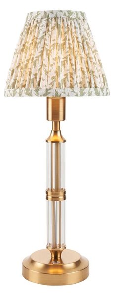 Endon 114838 - LED Stm. nabíjacia stolná lampa MORTON LED/1,5W/5V mosadz/zelená