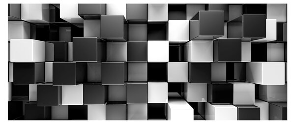 Obraz - Kocky (120x50 cm)