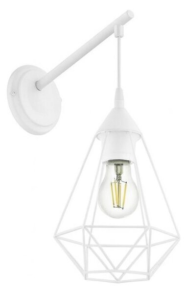 Eglo 79084 - Nástenné svietidlo BYRON 1xE27/60W/230V biele