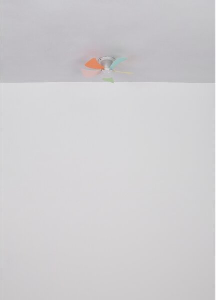 Globo 03609B - LED stmievateľný stropný ventilátor HINES 10W/230V 3000-6500K + diaľkové ovládanie