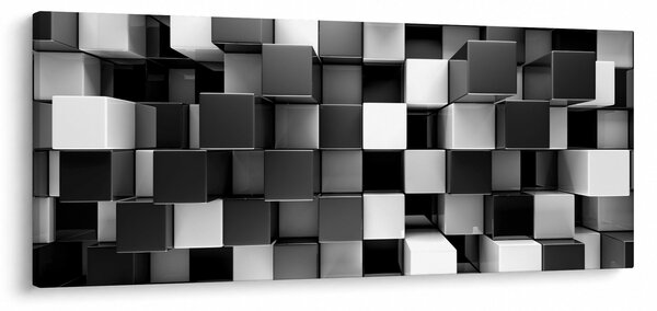 Obraz - Kocky (120x50 cm)