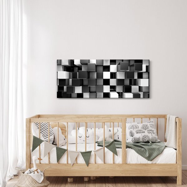 Obraz - Kocky (120x50 cm)