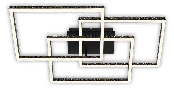 Brilo - LED Stmievateľné stropné svietidlo FRAME LED/57W/230V 3000K čierna