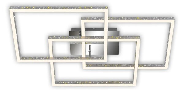 Brilo - LED Stmievateľné stropné svietidlo FRAME LED/57W/230V 3000K matný chróm