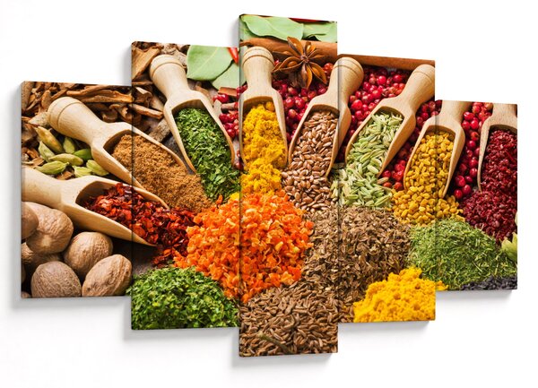 Obraz - Korenie z celého sveta (150x105 cm)