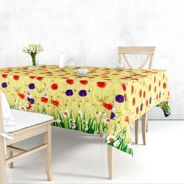 Obrus ​​PVC Mirabella 6910A - Poľné kvety 140cm x 20m