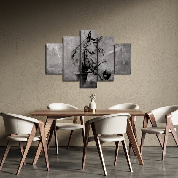 Obraz - Portrét koňa (150x105 cm)
