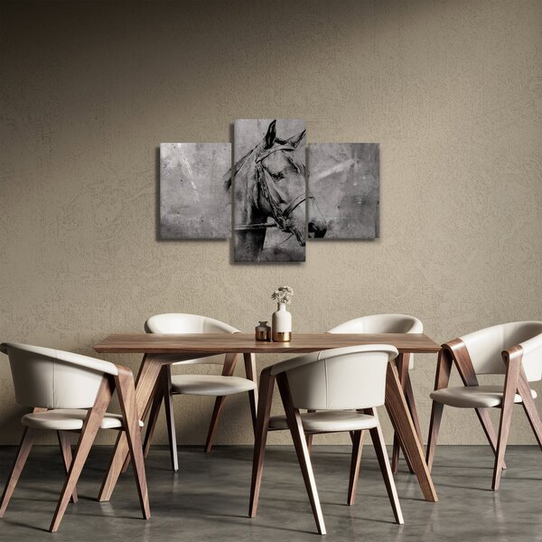 Obraz - Portrét koňa (90x60 cm)