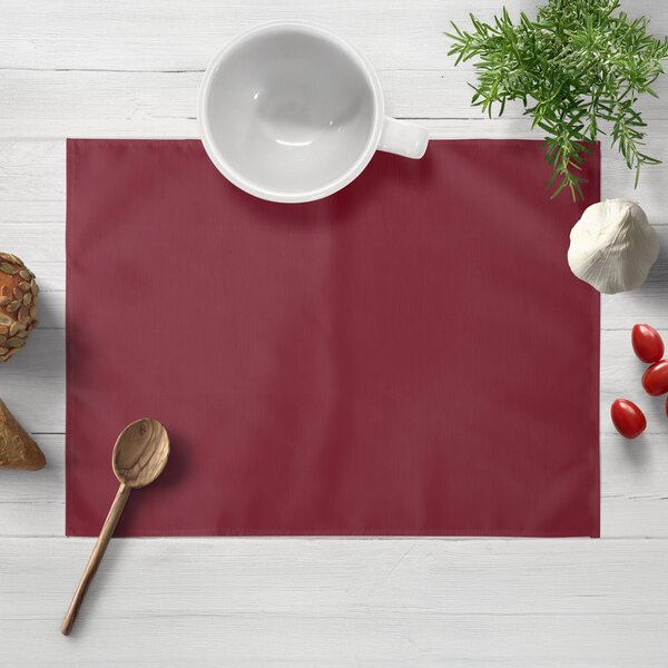Biante Dekoračné prestieranie na stôl Rongo RG-044 Tmavé bordó 30x40 cm