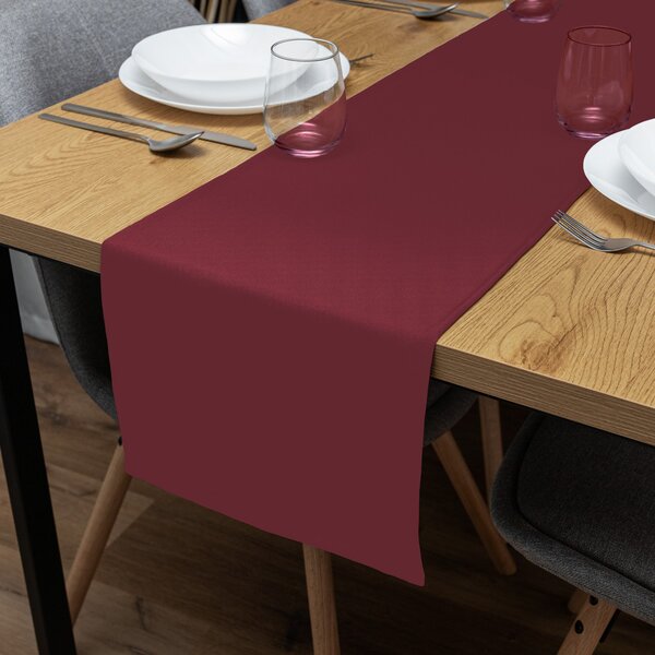 Biante Dekoračný behúň na stôl Rongo RG-044 Tmavé bordó 20x120 cm