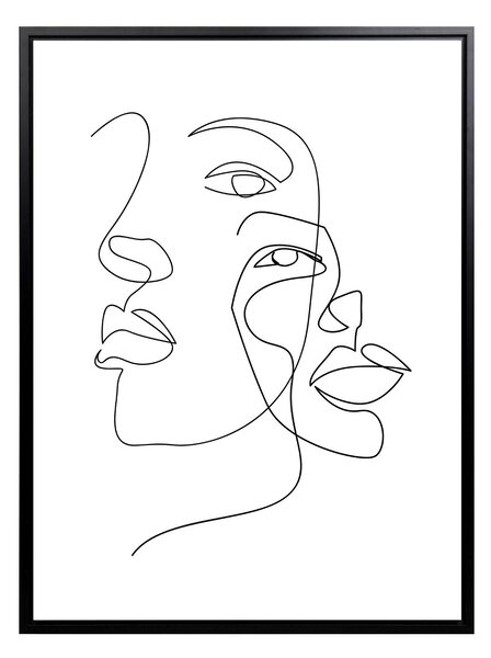 UMELECKÁ TLAČ, ľudia, 45/60 cm Monee - Obrazy
