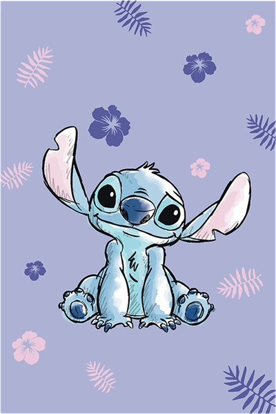 Jerry Fabrics Jerry Fabrics Deka mikroflanel Lilo and Stitch 100x150