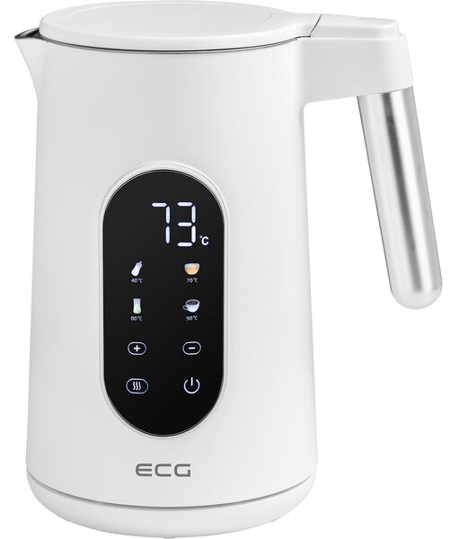 ECG RK 1799 Inteligentná rýchlovarná kanvica,biela