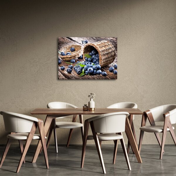 Obraz - Šťavnaté čučoriedky (70x50 cm)