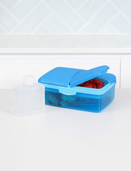 SISTEMA Box na desiatu/obed s priehradkami aj fľaštičkou, 1,5l - mix farieb Farba škatuliek SISTEMA: Ružová