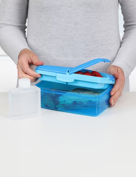 SISTEMA Box na desiatu/obed s priehradkami aj fľaštičkou, 1,5l - mix farieb Farba škatuliek SISTEMA: Ružová