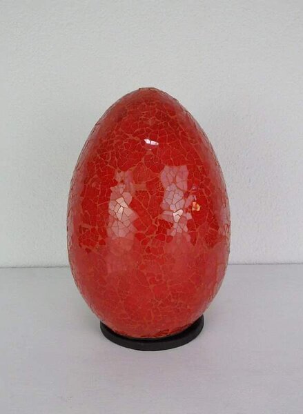 Stolná lampa EGG červená