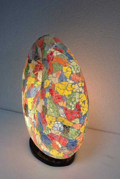 Stolná lampa viacfarebná DONAT