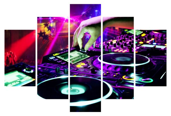 Obraz - DJ (150x105 cm)